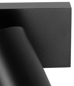 Spot modern de plafon negru reglabil cu 2 lumini - Jeana Luxe