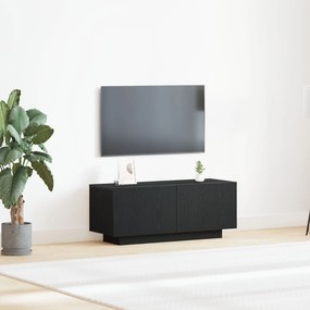 vidaXL Cabinet TV Stejar negru 100 x 35 x 40 cm Lemn compozit
