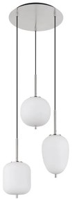 Lustra 3L design modern Blacky I nichel mat