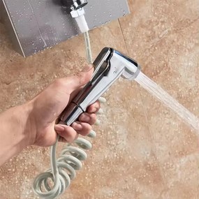 Panou de duș cu hidromasaj Aquapro crom