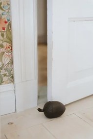 Opritor de ușă din fontă în formă de ghindă, maro antichizat, finisaj mat, 13×7,5×7,3 cm, „Acorn"