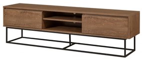 Comoda TV Rodez 180 Walnut-Negru