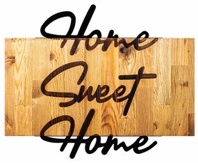Accesoriu decorativ de perete din lemn Home sweet home