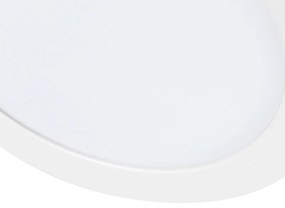 Spot încastrat sau montat pe suprafață alb 18 cm cu LED 3 trepte dim to warm - Trans