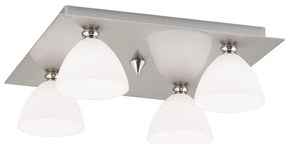 Plafoniera eleganta design modern OPALDESIGN 4L, satin