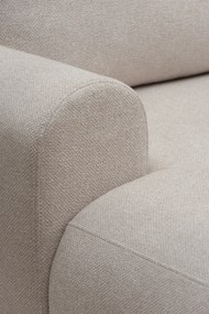 Colțar extensibil Lotulis Mini pe stânga - țesătură hidrofobă crem Blur 01