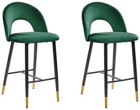 Set 2 buc scaun tip bar Fabian (verde). 1078842