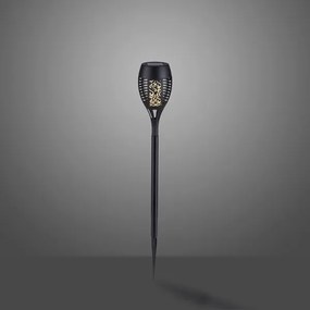 JUST LIGHT. 19106-18-3 - Set 3x LED lampă solară FACKEL LED/0,24W/1,2V negru