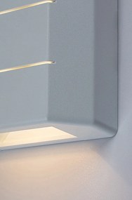 Aplica LED iluminat exterior ambiental IP54 Lippa alb