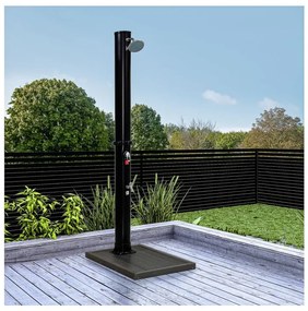 STILISTA Duș de grădină solar 35 l, negru