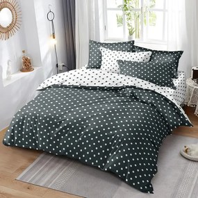 Lenjerie de pat din bumbac Colam gri