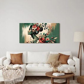 Tablou muză florală