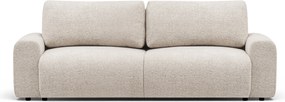 Canapea extensibilă Velamo - chenille bej deschis Bella 05