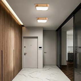 Brilagi - LED Plafonieră WOODLINE SQUARE LED/32W/230V 3000/4000/6000K stejar 30x30