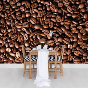 Fototapet - Boabe de cafea (254x184 cm)