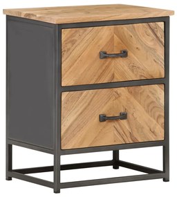 323525 vidaXL Noptieră, 40x30x50 cm, lemn masiv de acacia