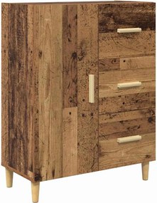 vidaXL Bufet cu sertar Lemn vechi 34 x 69.5 x 90 cm Lemn compozit