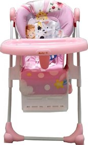 Scaun de masa pentru copii si bebe Baby Care™ CC reglabil in 3 trepte, Pliabil, Centura de siguranta, Sezut comfortabil, Masuta detasabila, Pozitie