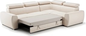 Colțar lemn masiv Moon extensibil 267x194 cm - Stânga