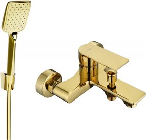 Mexen Royo R62 baterie cadă cu set de duș, auriu - 7223R62-50