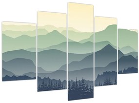 Tablou - Muntele Pădure (150x105 cm)