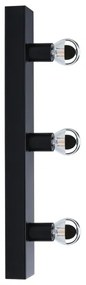 Corp de iluminat pentru oglindă de baie Paulmann 80097 3xE14/40W IP44 REGULA 230V negru