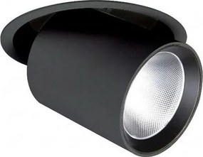 Ideal Lux - Spot LED încastrat NOVA, 30 W, 230 V, CRI90, Ø 15,4 cm, negru