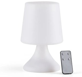 Veioză albă LED cu telecomandă (înălțime 25,5 cm) Midnat – Villa Collection