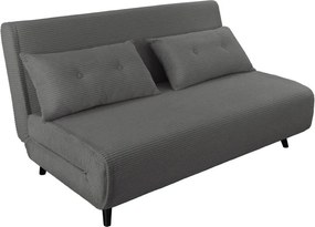 Fotoliu Pat SMART MULTIFUNCTION 140cm catifea raiata gri