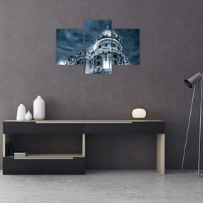 Tablou cu arhitectură în întuneric (90x60 cm)