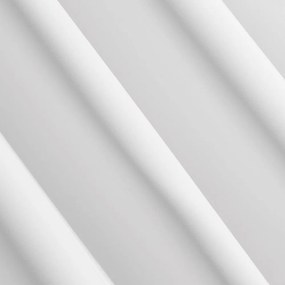 Draperie albă de calitate cu cercuri Lungime: 250 cm
