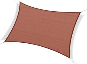 Outsunny Parasol pentru Protecție UV, Copertină Dreptunghiulară HDPE Gri 4 x 4 x 4 m | Aosom Romania