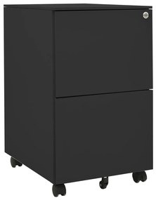 vidaXL Dulap dosare mobil, antracit, 39x45x67 cm, oțel