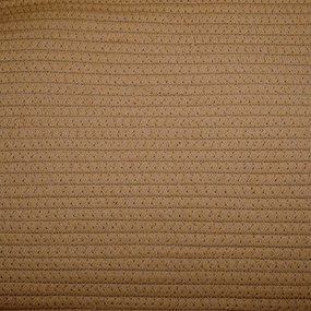 TEMPO-KONDELA SABI, coş tricotat, alb/ natural, 60x12,5 cm