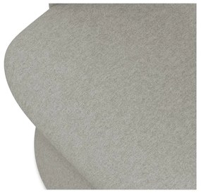 Scaun de sufragerie gri deschis tapițat Kalo – Makamii