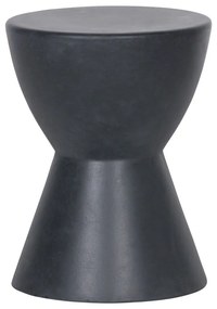 Taburet adecvat și pentru exterior WOOOD Dover, ø 35 cm, gri antracit