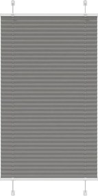 vidaXL Jaluzea plisată Antracit 70x150 cm Lățime țesătură 69,4 cm