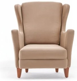 Fotoliu cu aripi NUPI, crem