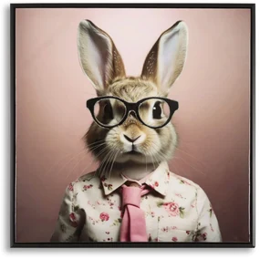 Tablou Office Bunny 62,5/2,8/62,5 cm