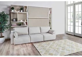 SET PAT RABATABIL DUBLU CU SOMIERA INCLUSA, CANAPEA SI BIBLIOTECI - ROYAL ELEGANCE Set (150X200)