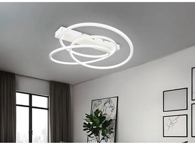 Plafonieră albă LED cu intensitate reglabilă 49x64 cm Darvin – Trio