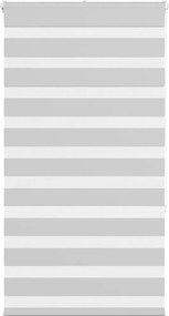vidaXL Jaluzea tip zebra gri deschis lățime țesătură 70,9 cm poliester