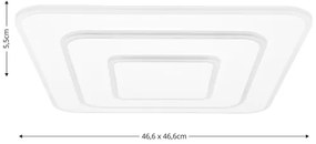 Brilagi - Plafonieră LED dimerizabilă MODERN/72W/230V 3000-6000K + telecomandă