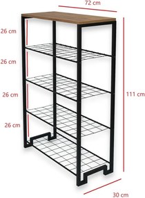 Pantofar Nancy Atlantic Pine and Black