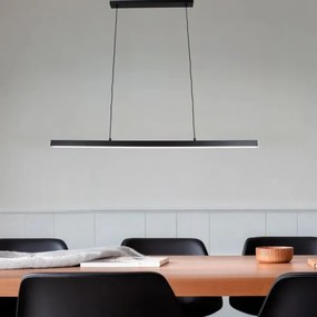 Brilagi - Lustră LED suspendată pe cablu AXIS, 30 W, 230 V, 120 cm, neagră