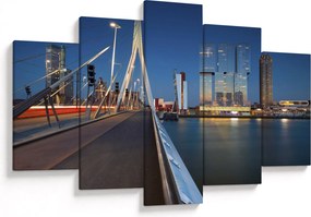 Tablou - Amurg în Rotterdam, Olanda (150x105 cm)