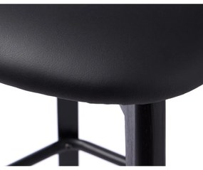 Scaun de bar negru (înălțime șezut 67 cm) Pero – Unique Furniture