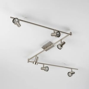 Spot LED 6xGU10/4,7W/230V crom mat