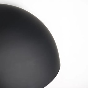 Lampă suspendată scandinavă neagră cu alb 2 straturi - Claudius