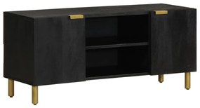 vidaXL Dulap TV, negru, 105x33x46 cm, lemn prelucrat